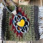 Navajo Sterling Silver & Bumblebee Jasper Heart Pendant By Chimney Butte