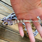 Navajo Sterling Silver, Purple Spiny & Turquoise Beaded Necklace