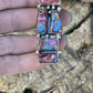 Navajo Pink Dream Mohave & Sterling Silver 5 Stone Ring