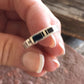 Navajo Sterling Silver Black Onyx Stacker Ring