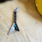Zuni Sterling Silver & Multi Stone Inlay Guitar Pin/Pendant Signed