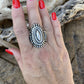 Harry Begay Stunning Sterling Silver Ring Size 9.5 Signed