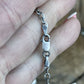 Navajo Sterling Silver  Spiny Drop Necklace By Wydell Billie