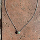 Navajo Green Kingman Turquoise & Sterling Silver Dot Necklace