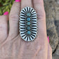 Navajo Sterling Silver Turquoise 5 Stone Ring Patrick Yazzie