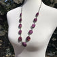 Navajo Purple Spiny Oyster & Sterling Silver Necklace & Earring Set Signed