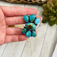 Navajo Royston Turquoise & Sterling Silver Ring Size 7.5 Signed