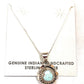 Navajo Sterling Silver & Golden Hills Turquoise Necklace