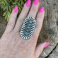 Navajo Sterling Silver Turquoise 5 Stone Ring Patrick Yazzie