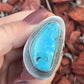Turquoise & Sterling Silver Navajo Ring Size 9