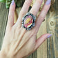 Beautiful Purple Spiny & Sterling Silver Navajo Ring Size 6 By Betta Lee