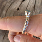 Navajo Turquoise  Sterling Silver Braided Ring