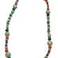 Navajo Sterling Silver & Multi Stone Beaded Necklace