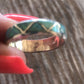 Navajo Sterling Silver Green Opal Stacker Ring