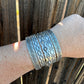 Beautiful Navajo Hand Stamped Bracelet Cuff Signed S.Tso