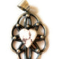 Navajo Wild Horse & Sterling Silver Heart Pendant By Chimney Butte