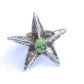 Navajo Turquoise & Sterling Silver Star Ring Size 8.5 Signed
