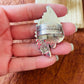 Navajo Coral & Sterling Silver Indian Chief Ring Size 9