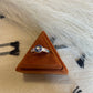 Navajo Sterling Silver & Blue Opal Inlay Ring