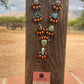 Sheila Becenti Royston Turquoise & Spiny Drop Necklace Set