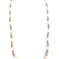 Sterling Silver Navajo Pearl & Pink Opal Beaded Necklace 24 inch