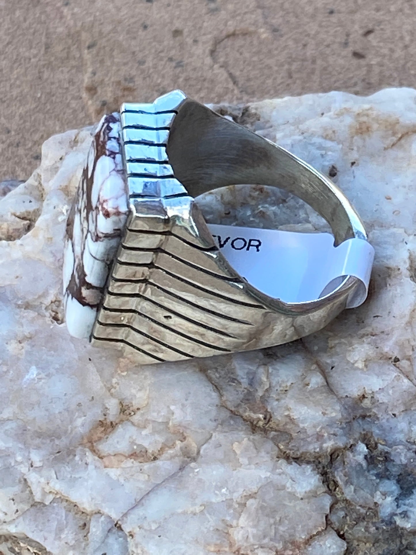 Navajo Wild Horse Sterling Ring 10