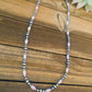 Navajo Sterling Silver Pearl & Pink Opal Beaded Necklace 20 inch