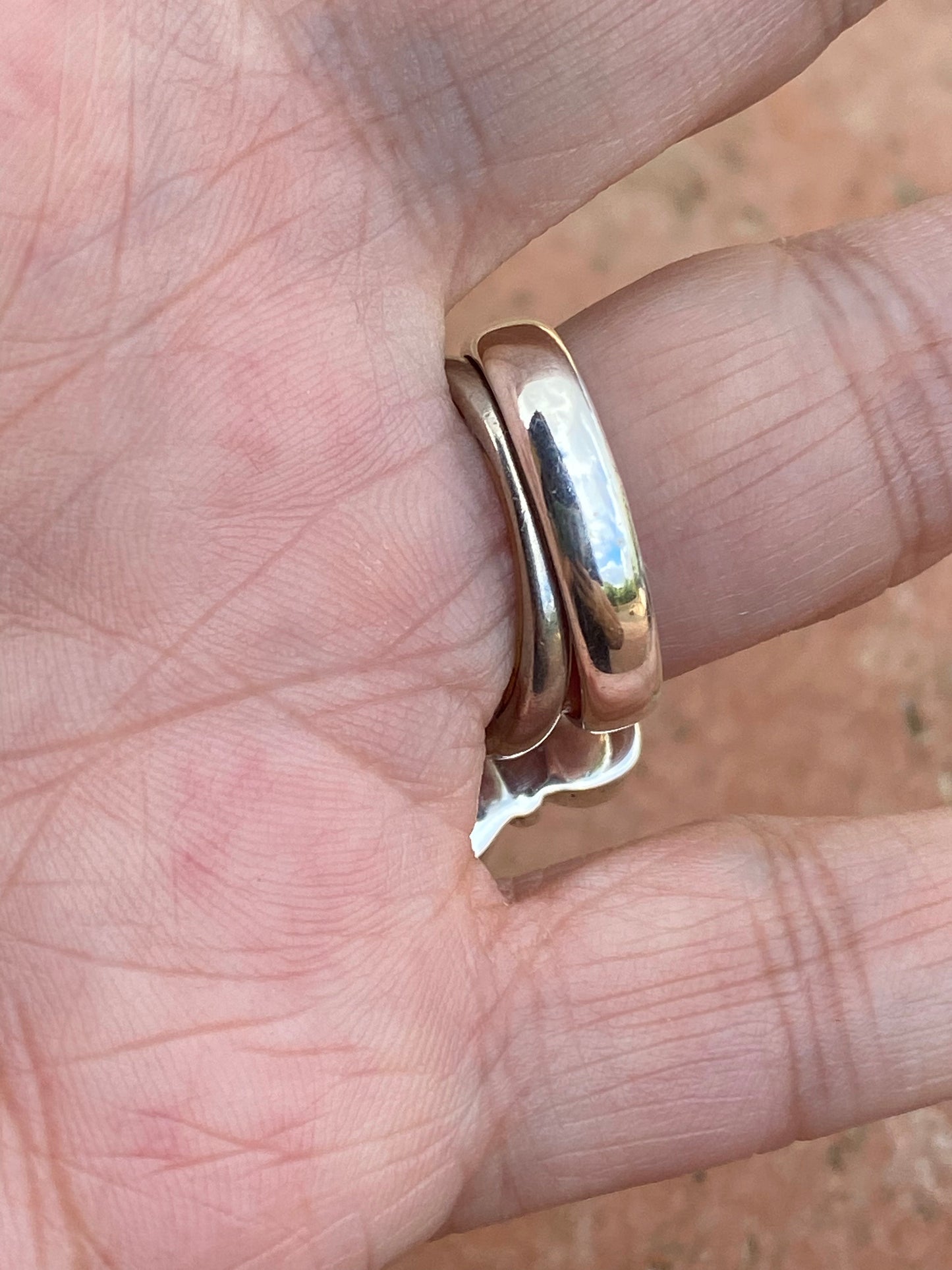 Purple Mojave & Sterling Silver  Diamond Wrap Ring