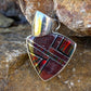 Navajo Fire Opal Pendant