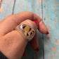 Old Pawn Navajo Sterling Silver, Tiger Eye & Onyx Ring Size 10