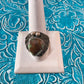 Old Pawn Navajo Sterling Silver & Turquoise Ring Size 10.5