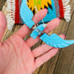 Navajo Sterling Silver & Turquoise Eagle Necklace