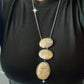 Navajo Bumble Bee Jasper & Sterling Silver Lariat Necklace
