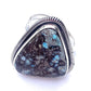 Navajo Golden Hills Turquoise & Sterling Silver Adjustable Ring by Wydell Billie