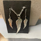 Navajo Sterling Silver Feather Necklace & Earrings Signed