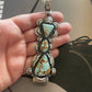 Navajo Sterling Silver & Turquoise Pendant By Gilbert Tom