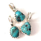Navajo Sterling Silver & Kingman Turquoise Mini Pendant