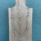 Navajo Multi Stone And Sterling Silver Beaded Necklace 20in