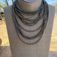 3mm Sterling Silver Navajo Pearl Style Beaded Necklace