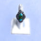 Navajo Sonoran Mountain Turquoise And Sterling Silver Statement Ring Size 7