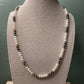 Handcrafted Sterling Silver and Freshwater Pearl Necklace 18”