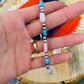 Navajo Sterling Silver Pearl, Turquoise & Queen Pink Conch Beaded Necklace 14”