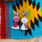 Navajo Coral & Sterling Silver Dangle Earrings By Kevin Billah