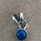 Petite Lapis Pendant with Sterling silver Necklace 18”