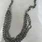 Navajo Sterling Silver Beaded 5 Strand Necklace 6mm-8mm