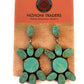 Navajo Jacqueline Silver Royston Turquoise & Sterling Silver Dangle Earrings