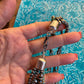 Navajo Turquoise & Sterling Silver 5 strand Beaded Necklace