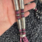Navajo Purple Spiny Sterling Silver Beaded Necklace Earrings Set