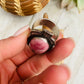 Navajo Rhodochrosite And Sterling Silver Ring Size 9 Signed
