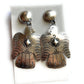 Navajo Sterling Silver Thunderbird Dangle Earrings By Tim Yazzie